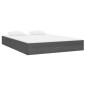 vidaXL Estructura de cama de madera maciza gris 140x190 cm vidaXL Estructura de cama de madera maciza gris 140x190 cm