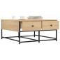 vidaXL Mesa de centro madera de ingeniería roble Sonoma 80x80x40 cm vidaXL Mesa de centro madera de ingeniería roble Sonoma 80x80x40 cm