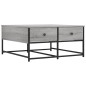 vidaXL Mesa de centro madera de ingeniería gris Sonoma 80x80x40 cm vidaXL Mesa de centro madera de ingeniería gris Sonoma 80x80x40 cm