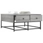 vidaXL Mesa de centro madera de ingeniería gris Sonoma 80x80x40 cm vidaXL Mesa de centro madera de ingeniería gris Sonoma 80x80x40 cm