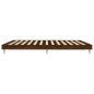 vidaXL Estructura de cama madera contrachapada marrón roble 180x200 cm
