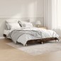 vidaXL Estructura de cama madera contrachapada roble ahumado 140x190cm vidaXL Estructura de cama madera contrachapada roble ahumado 140x190cm