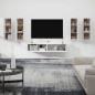 vidaXL Set de muebles de TV 6 pzas madera contrachapada blanco brillo vidaXL Set de muebles de TV 6 pzas madera contrachapada blanco brillo