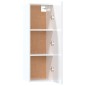 vidaXL Set de muebles de TV 5 pzas madera contrachapada blanco brillo