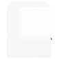 vidaXL Mueble de TV madera contrachapada blanco brillo 100x35x40 cm