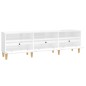 vidaXL Mueble de TV madera contrachapada blanco brillo 150x30x44,5 cm vidaXL Mueble de TV madera contrachapada blanco brillo 150x30x44,5 cm