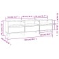 vidaXL Mueble de TV madera contrachapada blanco brillo 150x30x44,5 cm vidaXL Mueble de TV madera contrachapada blanco brillo 150x30x44,5 cm