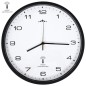 vidaXL Reloj radiocontrol de pared cuarzo blanco y negro 31 cm vidaXL Reloj radiocontrol de pared cuarzo blanco y negro 31 cm