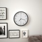 vidaXL Reloj radiocontrol de pared cuarzo blanco y negro 31 cm vidaXL Reloj radiocontrol de pared cuarzo blanco y negro 31 cm