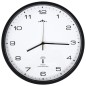 vidaXL Reloj radiocontrol de pared cuarzo blanco y negro 31 cm vidaXL Reloj radiocontrol de pared cuarzo blanco y negro 31 cm