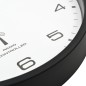 vidaXL Reloj radiocontrol de pared cuarzo blanco y negro 31 cm vidaXL Reloj radiocontrol de pared cuarzo blanco y negro 31 cm