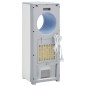 vidaXL Enfriador de aire portátil 3 en 1 blanco 264x255x680 mm 80 W