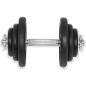 vidaXL Juego de mancuernas hierro fundido 18 piezas 40 kg vidaXL Juego de mancuernas hierro fundido 18 piezas 40 kg