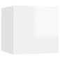 vidaXL Set de muebles de salón 8 pzas madera ingeniería blanco brillo vidaXL Set de muebles de salón 8 pzas madera ingeniería blanco brillo