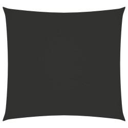 vidaXL Toldo de vela cuadrado tela Oxford gris antracita 6x6 m