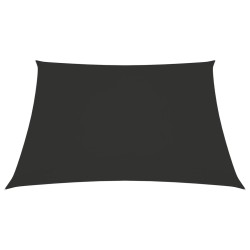 vidaXL Toldo de vela cuadrado tela Oxford gris antracita 6x6 m