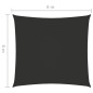 vidaXL Toldo de vela cuadrado tela Oxford gris antracita 6x6 m vidaXL Toldo de vela cuadrado tela Oxford gris antracita 6x6 m