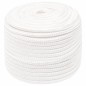 vidaXL Cuerda de barco polipropileno blanco intenso 12 mm 250 m vidaXL Cuerda de barco polipropileno blanco intenso 12 mm 250 m