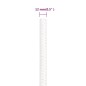 vidaXL Cuerda de barco polipropileno blanco intenso 12 mm 250 m vidaXL Cuerda de barco polipropileno blanco intenso 12 mm 250 m