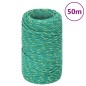 vidaXL Cuerda de barco polipropileno verde 2 mm 50 m vidaXL Cuerda de barco polipropileno verde 2 mm 50 m