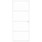 vidaXL Puerta de interior vidrio templado y aluminio blanco 83x201,5cm vidaXL Puerta de interior vidrio templado y aluminio blanco 83x201,5cm