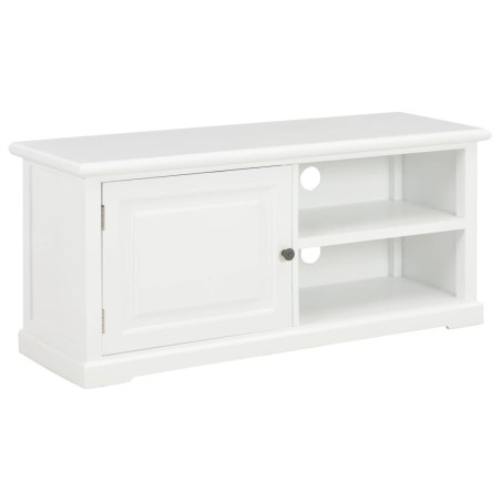 vidaXL Mueble para el televisor de madera blanco 90x30x40 cm 