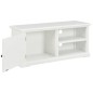 vidaXL Mueble para el televisor de madera blanco 90x30x40 cm vidaXL Mueble para el televisor de madera blanco 90x30x40 cm
