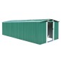 vidaXL Caseta de jardín metal verde 257x580x181 cm vidaXL Caseta de jardín metal verde 257x580x181 cm