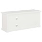 vidaXL Mueble para el televisor de madera blanco 90x30x40 cm vidaXL Mueble para el televisor de madera blanco 90x30x40 cm