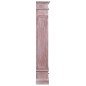 vidaXL Aparador de madera maciza de caoba 60x30x180 cm