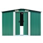 vidaXL Caseta de jardín metal verde 257x580x181 cm vidaXL Caseta de jardín metal verde 257x580x181 cm