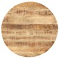vidaXL Superficie de mesa redonda madera maciza de mango 25-27 mm 80cm vidaXL Superficie de mesa redonda madera maciza de mango 25-27 mm 80cm