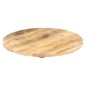 vidaXL Superficie de mesa redonda madera maciza de mango 25-27 mm 80cm vidaXL Superficie de mesa redonda madera maciza de mango 25-27 mm 80cm