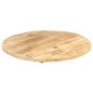 vidaXL Superficie de mesa redonda madera maciza de mango 25-27 mm 80cm vidaXL Superficie de mesa redonda madera maciza de mango 25-27 mm 80cm