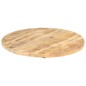 vidaXL Superficie de mesa redonda madera maciza de mango 25-27 mm 80cm vidaXL Superficie de mesa redonda madera maciza de mango 25-27 mm 80cm