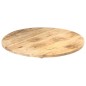 vidaXL Superficie de mesa redonda madera maciza de mango 25-27 mm 80cm vidaXL Superficie de mesa redonda madera maciza de mango 25-27 mm 80cm