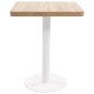 vidaXL Mesa de bistró MDF marrón claro 60x60 cm vidaXL Mesa de bistró MDF marrón claro 60x60 cm