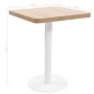 vidaXL Mesa de bistró MDF marrón claro 60x60 cm vidaXL Mesa de bistró MDF marrón claro 60x60 cm