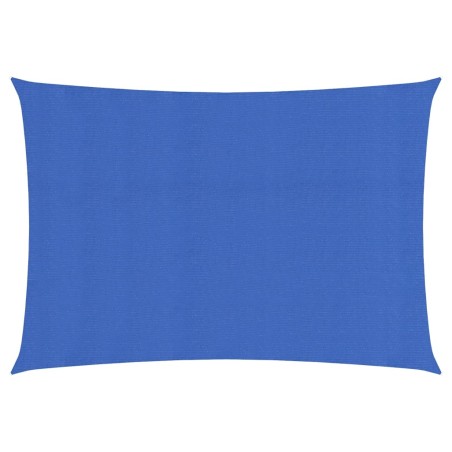 vidaXL Toldo de vela HDPE azul 160 g/m² 2,5x4 m