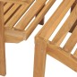 vidaXL Silla Adirondack con reposapiés de madera maciza de teca vidaXL Silla Adirondack con reposapiés de madera maciza de teca