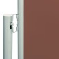 vidaXL Toldo lateral retráctil de jardín marrón 200x600 cm vidaXL Toldo lateral retráctil de jardín marrón 200x600 cm