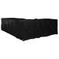 vidaXL Funda para muebles de jardín forma de L 16 ojales 210x260x80 cm vidaXL Funda para muebles de jardín forma de L 16 ojales 210x260x80 cm