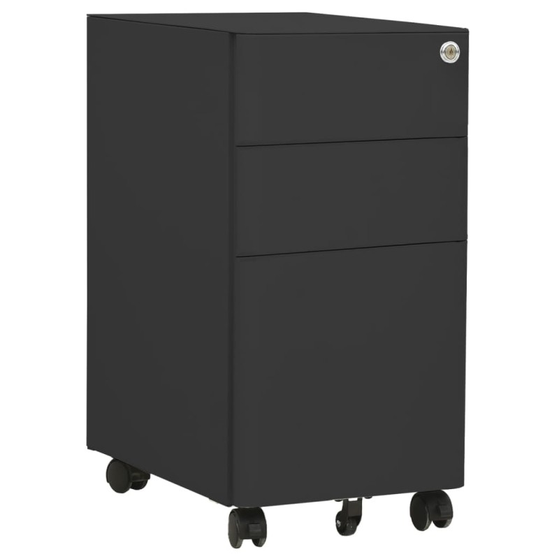 vidaXL Armario archivador móvil acero antracita 30x45x59 cm vidaXL Armario archivador móvil acero antracita 30x45x59 cm