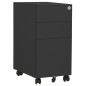 vidaXL Armario archivador móvil acero antracita 30x45x59 cm vidaXL Armario archivador móvil acero antracita 30x45x59 cm
