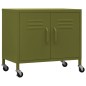 vidaXL Armario de almacenamiento acero verde oliva 60x35x56 cm vidaXL Armario de almacenamiento acero verde oliva 60x35x56 cm