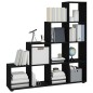 vidaXL Estantería forma de escalera madera contrachapada negro 142 cm vidaXL Estantería forma de escalera madera contrachapada negro 142 cm