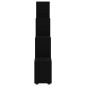 vidaXL Estantería forma de escalera madera contrachapada negro 142 cm vidaXL Estantería forma de escalera madera contrachapada negro 142 cm