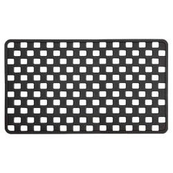 Alfombrilla para bañera marca Sealskin Doby 312005219, negra 75 x 38cm