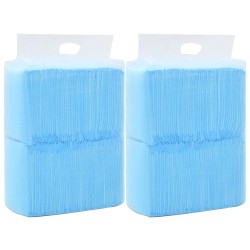 vidaXL Empapadores para mascota 200 unidades 60x45 cm textil no tejido