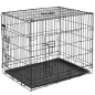 @Pet Transportín para perros metal negro 77,5x48,5x55,5 cm 15002 @Pet Transportín para perros metal negro 77,5x48,5x55,5 cm 15002